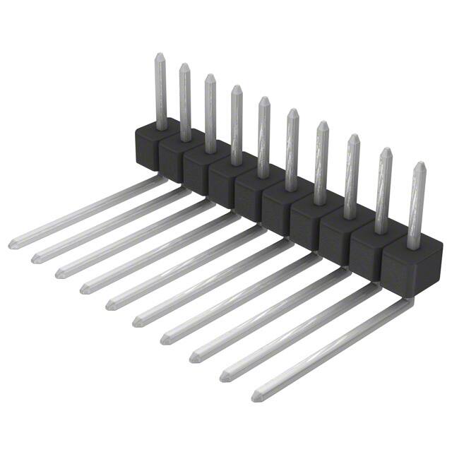 PEC10SBEN CONN HEADER R/A 10POS 2.54MM