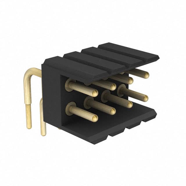 802-V3-008-22-002101 CONN HEADER R/A 8POS 2.54MM