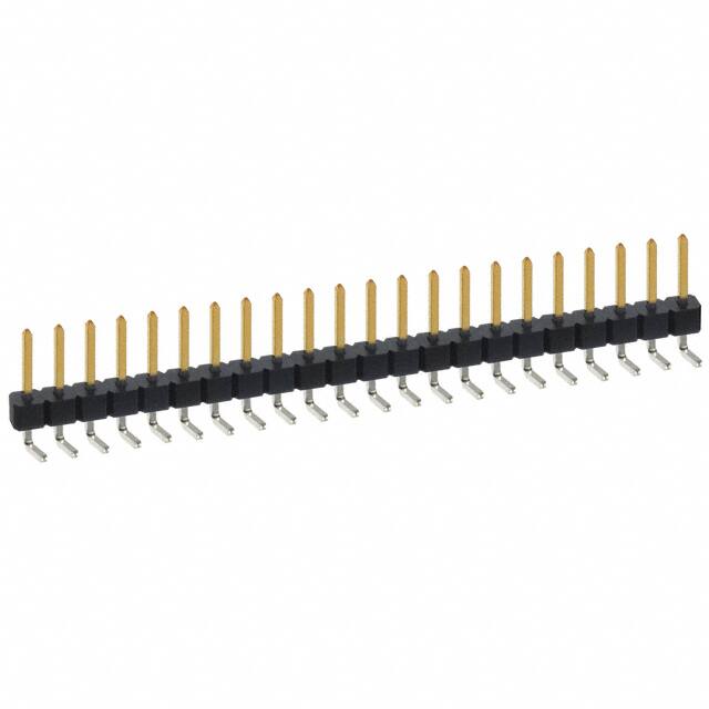 PBC22SBAN CONN HEADER R/A 22POS 2.54MM