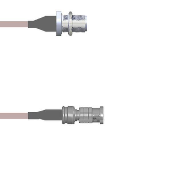 Q-1U05H0005018i CBL ASSY HD-BNC TO N RG316 18"