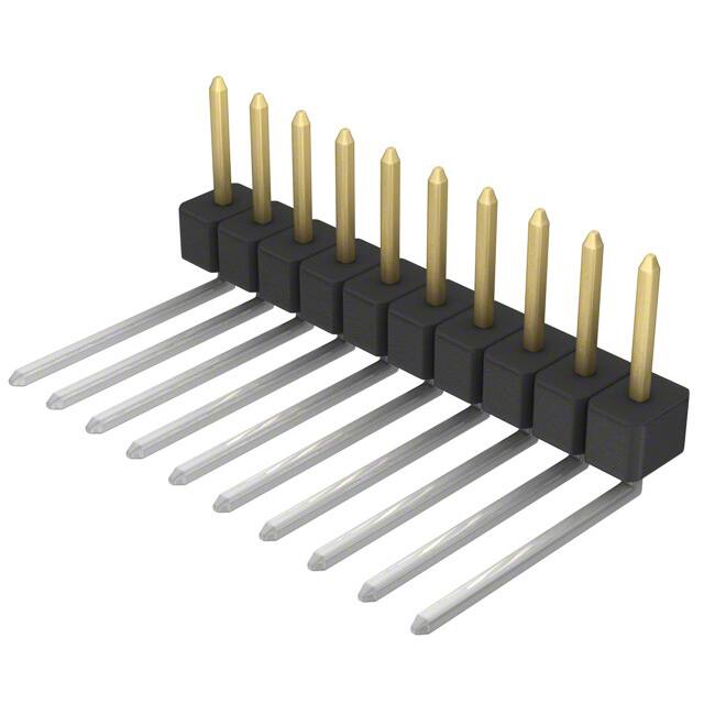PBC10SBDN CONN HEADER R/A 10POS 2.54MM