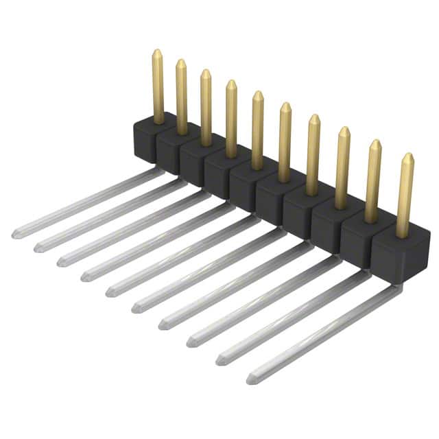 PBC10SBEN CONN HEADER R/A 10POS 2.54MM