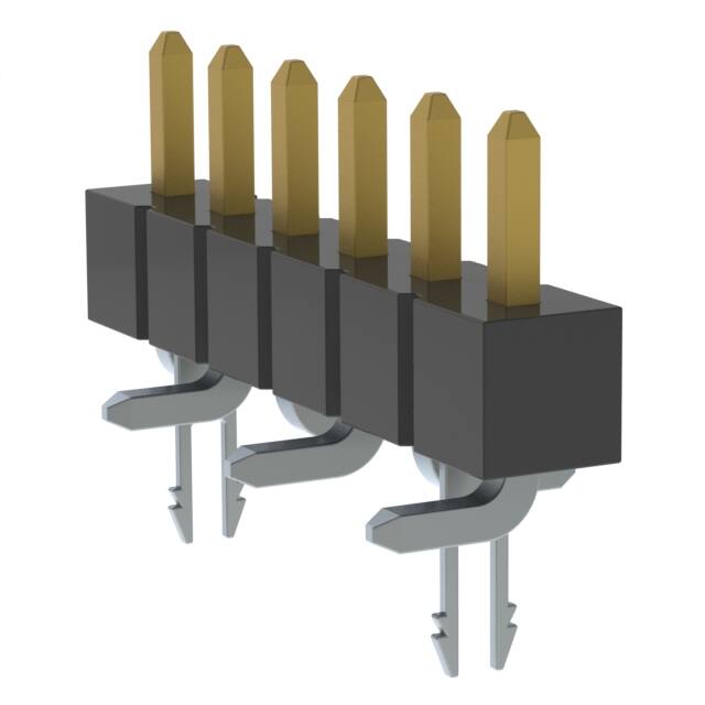 TSM-106-04-L-SV-LC CONN HEADER SMD 6POS 2.54MM