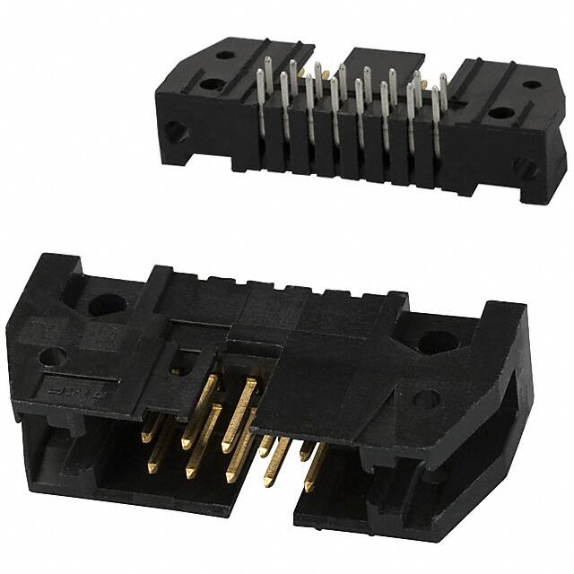 102160-3 CONN HEADER R/A 16POS 2.54MM