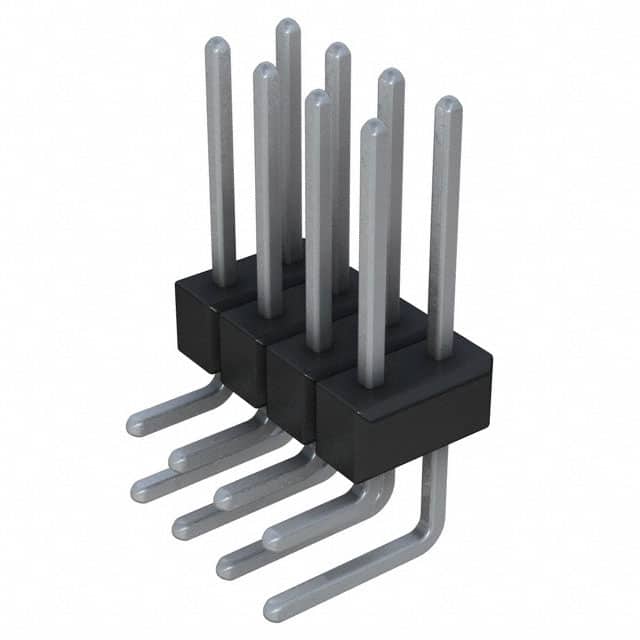 PEC04DGAN CONN HEADER R/A 8POS 2.54MM