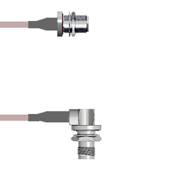 Q-1T0480005003M CBL ASSY N TO TNC JACK RG316 3M