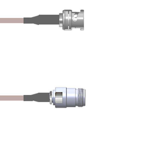 Q-0K01V000R018i CBL ASSY BNC-N-TYPE RG316 DB 18"
