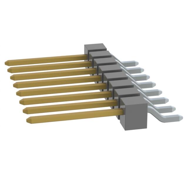 TSM-108-03-L-SH-P CONN HEADER SMD R/A 8POS 2.54MM