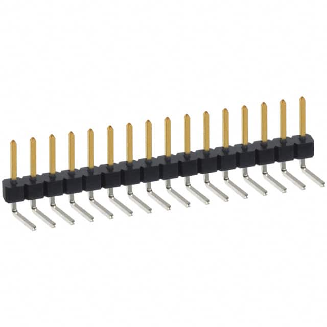 PBC16SBCN CONN HEADER R/A 16POS 2.54MM