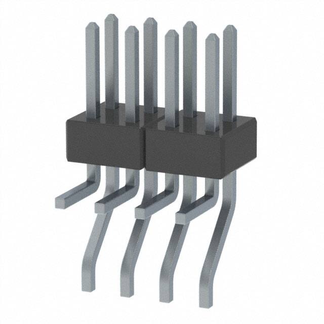 MMT-104-02-T-MT CONN HEADER SMD R/A 8POS 2MM