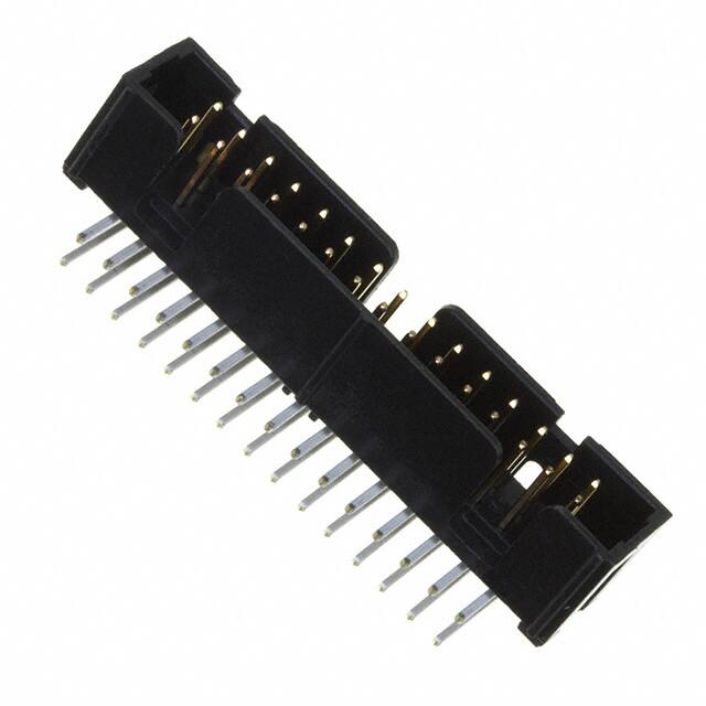 D2530-5002-AR CONN HEADER R/A 30POS 2.54MM