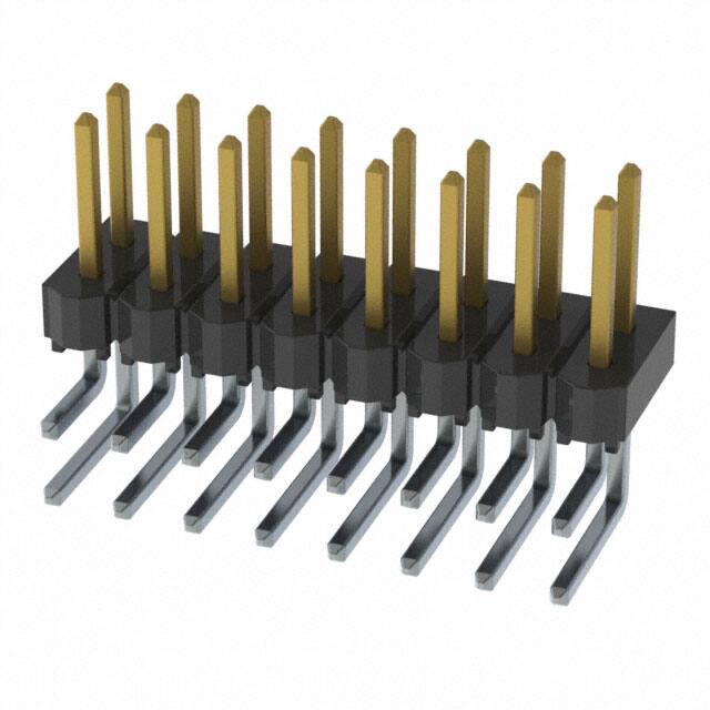 HTSW-108-08-L-D-RA CONN HEADER R/A 16POS 2.54MM