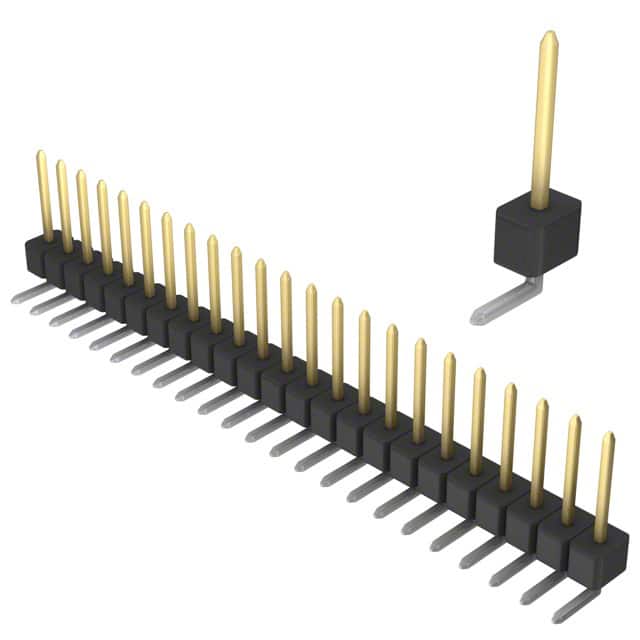 PBC23SGAN CONN HEADER R/A 23POS 2.54MM