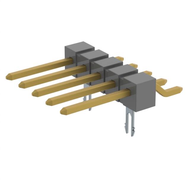 TSM-105-02-G-SH-LC CONN HEADER SMD R/A 5POS 2.54MM