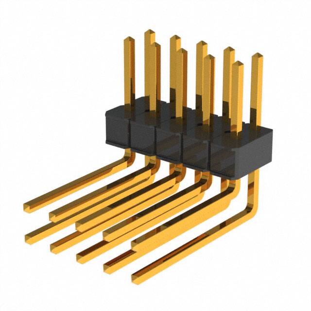 929667-02-05-I CONN HEADER R/A 10POS 2.54MM