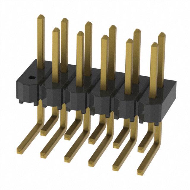 HTSW-106-08-G-D-RA-001 CONN HEADER R/A 12POS 2.54MM