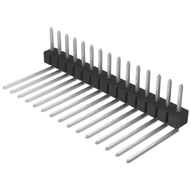 PEC15SBEN CONN HEADER R/A 15POS 2.54MM