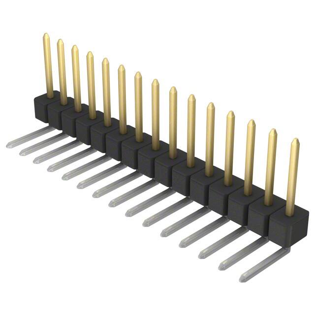 PBC15SGBN CONN HEADER R/A 15POS 2.54MM