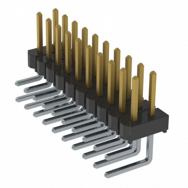 HTSW-110-08-F-D-RA CONN HEADER R/A 20POS 2.54MM