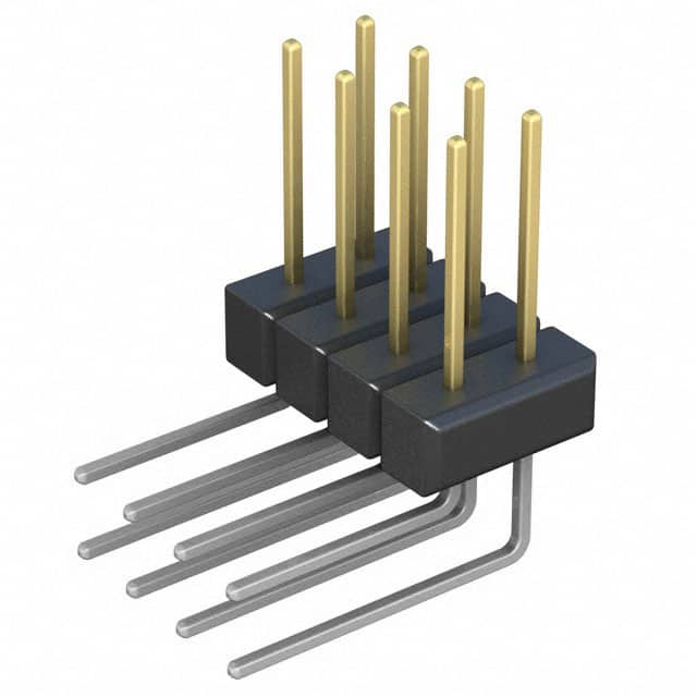 PBC04DBCN CONN HEADER R/A 8POS 2.54MM