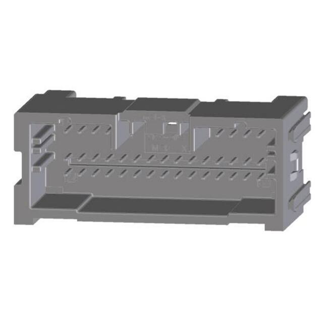0349580383 HDR VERT HYBRID 38 CKT BLK A