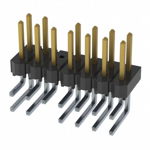 HTSW-107-08-SM-D-RA-006 CONN HEADER R/A 14POS 2.54MM