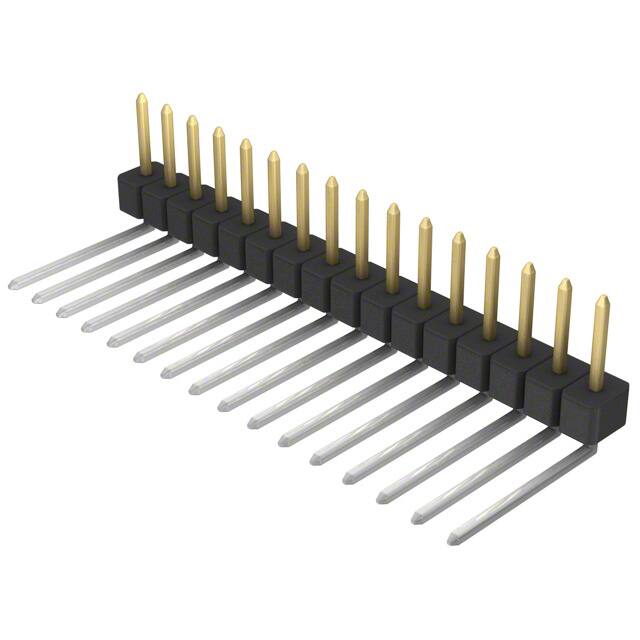 PBC16SBDN CONN HEADER R/A 16POS 2.54MM