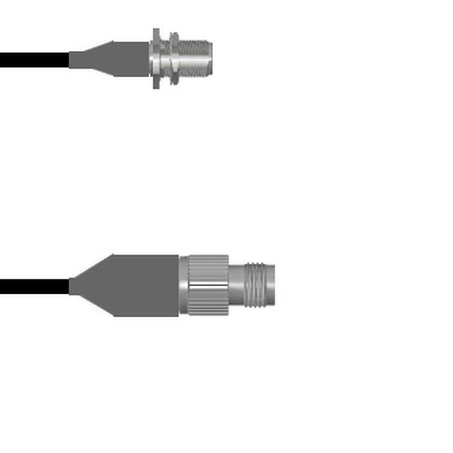Q-280730013018i CBL ASSY N TO TNC JACK 18"