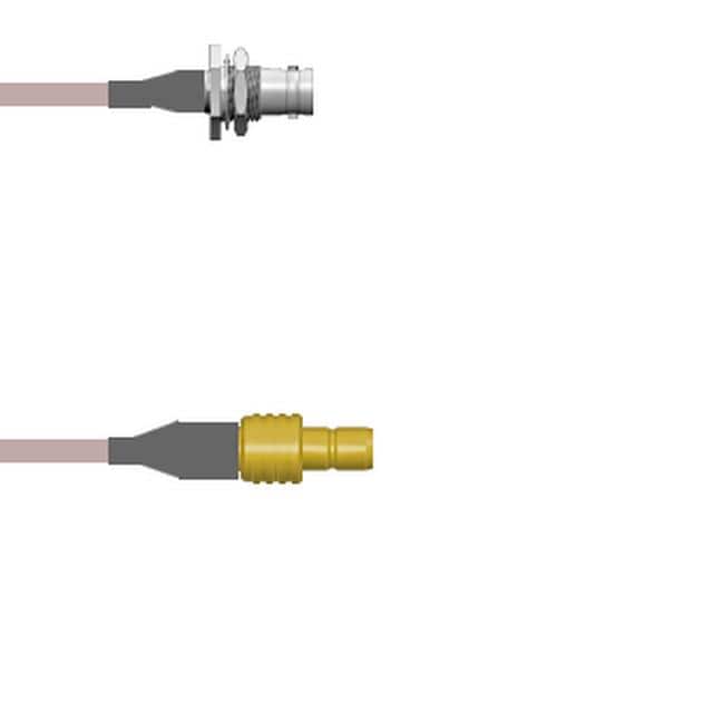 Q-0103J00010.5M CBL ASSY BNC-SMB JK RG178 19.69"
