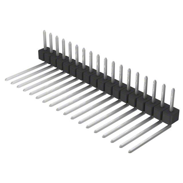 PEC18SBEN CONN HEADER R/A 18POS 2.54MM