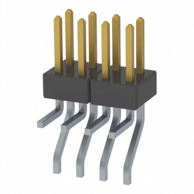 MMT-104-02-F-MT CONN HEADER SMD R/A 8POS 2MM