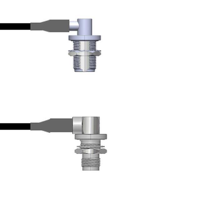 Q-1S0490008.25M CBL ASSY N TO TNC JK RG58 9.843"