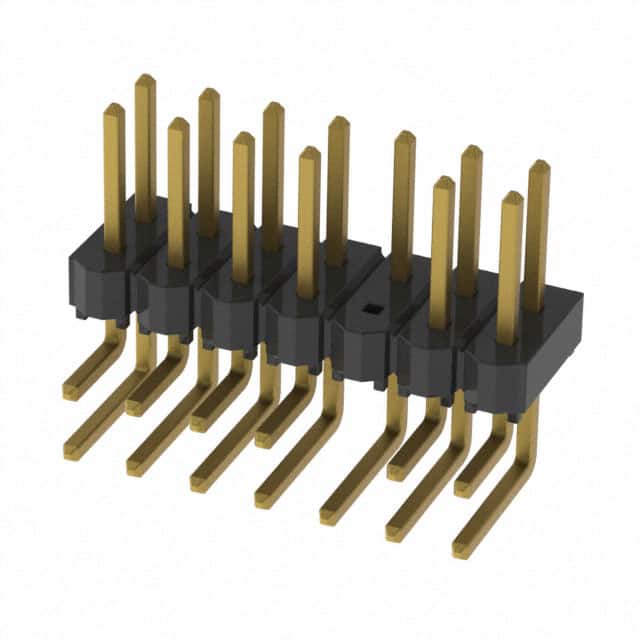 HTSW-107-08-G-D-RA-009 CONN HEADER R/A 14POS 2.54MM