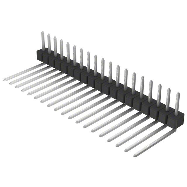 PEC19SBEN CONN HEADER R/A 19POS 2.54MM