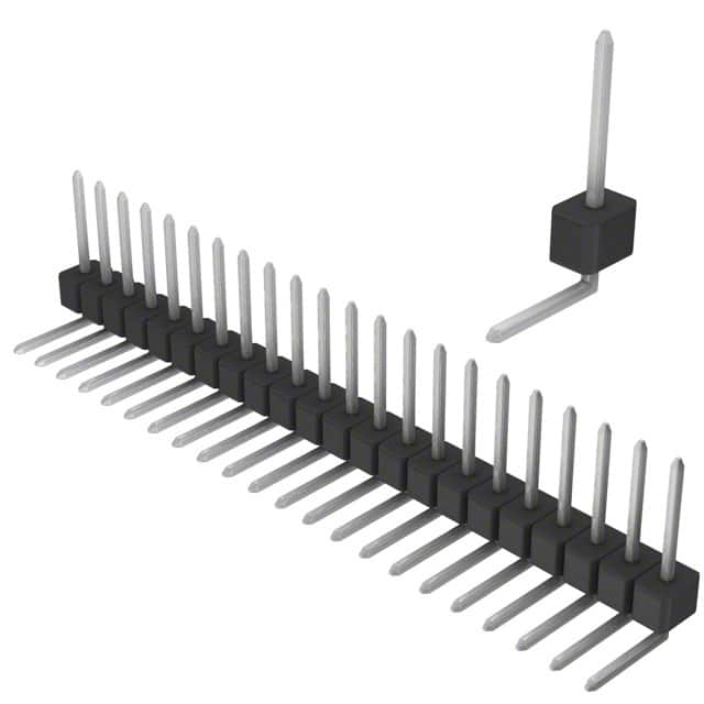 PEC22SGBN CONN HEADER R/A 22POS 2.54MM