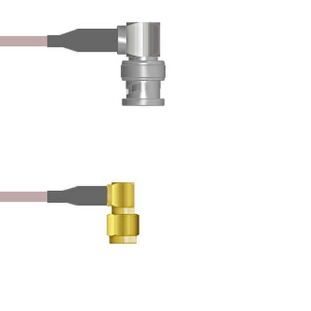 Q-0F038000H018i CBL ASSY BNC-SMA PLUG RG142 18"