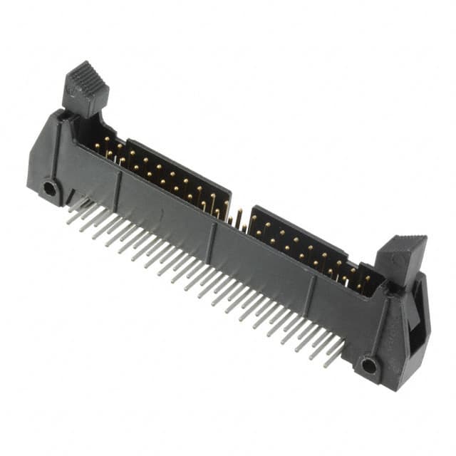 D3432-5202-AR CONN HEADER R/A 40POS 2.54MM