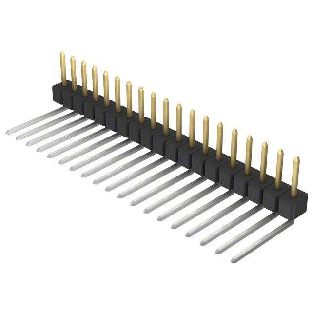 PBC19SBDN CONN HEADER R/A 19POS 2.54MM