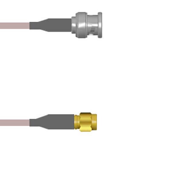 Q-0M03F000H060i CBL ASSY BNC-SMA PLUG RG142 5'