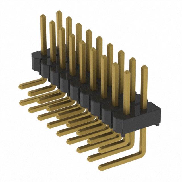 HTSW-109-08-G-D-RA CONN HEADER R/A 18POS 2.54MM