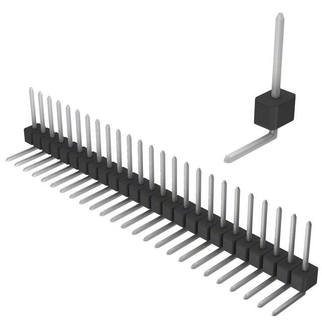 PEC25SGBN CONN HEADER R/A 25POS 2.54MM
