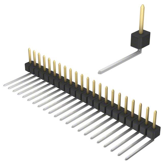 PBC22SBDN CONN HEADER R/A 22POS 2.54MM