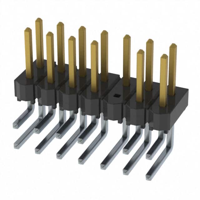 HTSW-107-08-SM-D-RA-009 CONN HEADER R/A 14POS 2.54MM