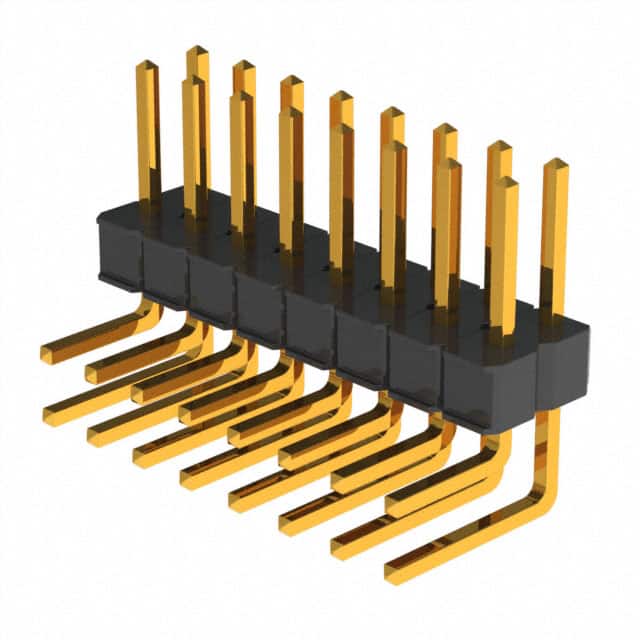 929667-04-08-EU CONN HEADER R/A 16POS 2.54MM