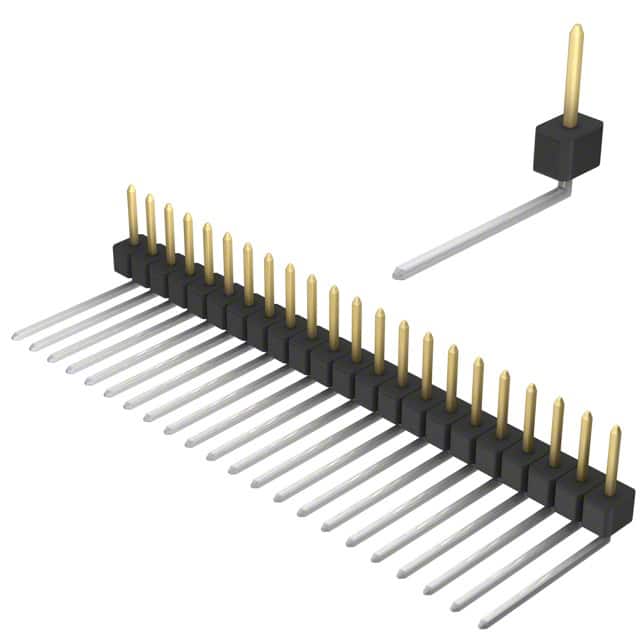 PBC22SBEN CONN HEADER R/A 22POS 2.54MM