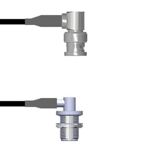 Q-0E01S0008084i CBL ASY BNC-N-TYPE P-J RG58 7'