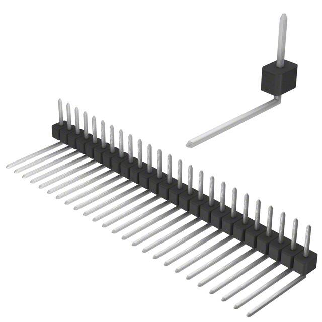 PEC25SBEN CONN HEADER R/A 25POS 2.54MM