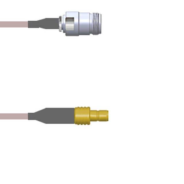 Q-1V03N000R018i CBL ASSY SMB-N JACK RG316 DB 18"