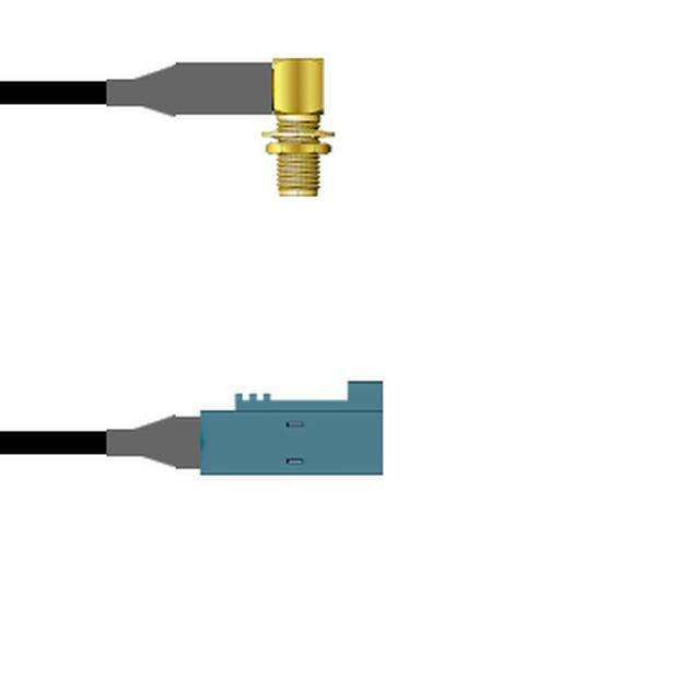 Q-2R05F0008001M SMA-RJB/FKRAZ-SJ RG58 1M