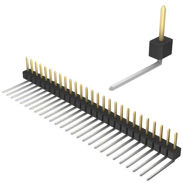 PBC27SBDN CONN HEADER R/A 27POS 2.54MM